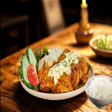 チキン南蛮(別料金でライス付き）